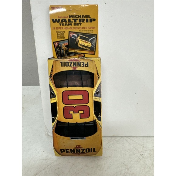 1992 TRAKS Racing Cards Pennzoil Michael Waltrip Team Set of 25 Cards - Picture 3 of 6